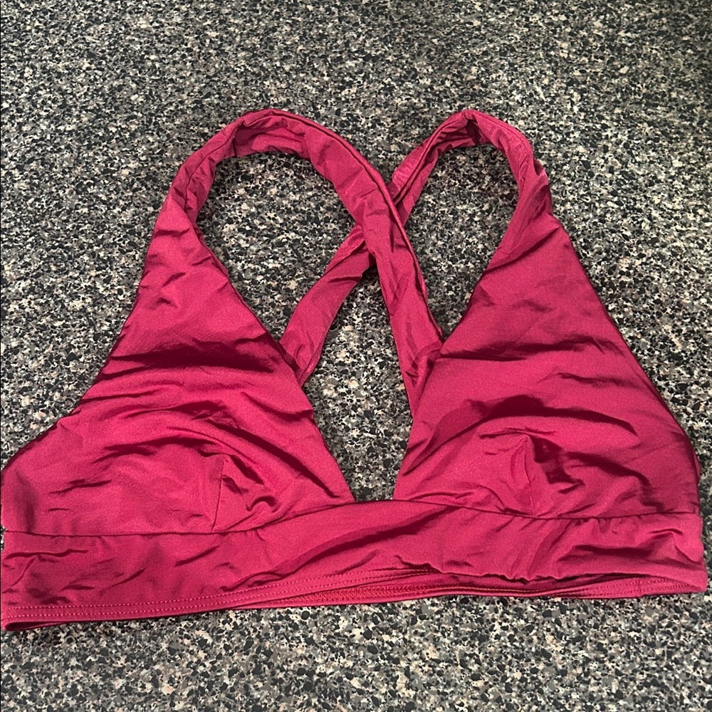 Women's Red Halter Bralette